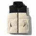 Men's Winter Vest Jacket - Casual Stand Collar Sleeveless Coat With Color Block Design, Thickened Warm Layering Piece For Autumn & Winter_viptrois.com