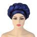 Fashionable and Exaggerated New Beauty Bar Hot Diamond Thick Braided Headband Muslim Hat_viptrois.com