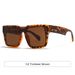 One Piece Sunglasses - Unisex Retro Square Large Frame (European & American Neutral Ins Style)_viptrois.com