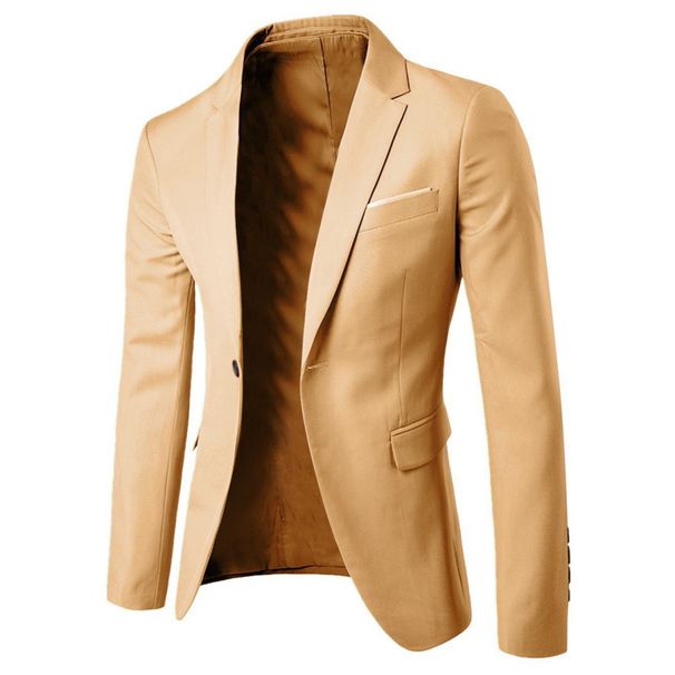 Men's Clothing New Fashion Small Suit Men Wedding Suit Jacket Slim Business Casual Professional Formal Tops Men_viptrois.com