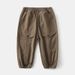 2025 New Children's Clothing Pants Boys Solid Color Long Pants Korean Style Baby Spring And Autumn Fashion Pants Trendy One Piece Dropshipping_viptrois.com