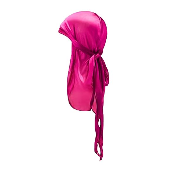 Children's Silk Pirate Hat Cross Border New Elastic Satin Cap Versatile Long Tail Pirate Hat DURAG_viptrois.com