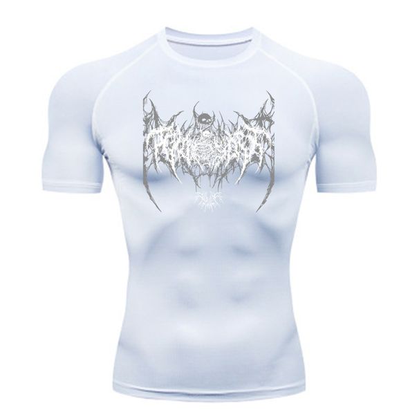 Men's Clothing Compression Shirt Black Fitness T Shirt Men's Muscle Quick Drying Fitness Sportswear Sun Protection Sports T Shirt_viptrois.com