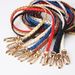 ladies knotted decorative woven belt candy color small belt simple personalized clip buckle belt _viptrois.com