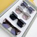Unisex Fashion Round Diamond Studded Sunglasses Sun Protection Sunglasses Outdoor Rhinestone Glasses_viptrois.com