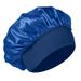 Wide brimmed satin elastic sleeping cap men and women adult beauty hair care cap chemotherapy cap_viptrois.com