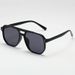 New Double Beam Fashion Simple Large Frame Sunglasses Ins Personality Ocean Lens Glasses_viptrois.com