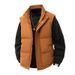 Men's Sleeveless Vest For Winter - Lightweight Warm Layering Piece, Stand Collar, Zipper Front, Casual & Sporty Outerwear (Available In 7 Sizes)_viptrois.com