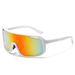 Men's Sports Glasses Fashion Large Frame Colorful Sports Sunglasses Trendy Anti Ultraviolet Mountaineering Goggles Outdoor Cycling Windproof Glasses_viptrois.com