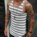 New Fashion Striped Men's Sweater Sleeveless Sports Knitted Vest_viptrois.com