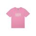 Letter Print Round Neck T-Shirt Women's Short Top_viptrois.com