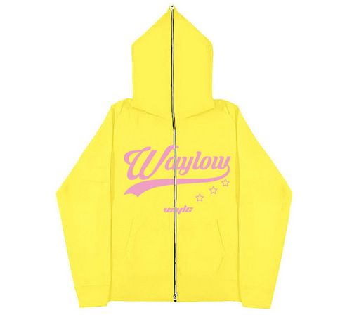 Japanese Anime Street Fashion Printed Loose Zipper Hoodie Couple Sweatshirt_viptrois.com