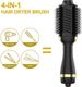 One Step Hair Dryer And Volumiser 1000W Blow Dryer Brush Hot Air Styling Brush Professional Hair Straightener Curler Travel Friendly Heated Hairbrus_viptrois.com