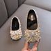 2025 Summer New Bow Ladies Girls Princess Girls Baby Princess Single Shoes Leather Shoes Dance Performance_viptrois.com