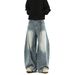 Men's Street Style Cleanfit Casual Loose Wide Leg Trousers_viptrois.com