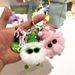 Bag Charm Cartoon Plush Briquettes Keychain Colorful Cute Doll Student School Bag Pendant Key Chain Ornaments Small Gifts_viptrois.com