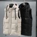 Men's Casual Vest Jacket - Thickened Cotton Padded Sleeveless Coat, Loose Fit, Stylish & Warm Outerwear For Teens & Young Adults_viptrois.com