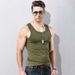Men's Clothing Men's vest polyester sports casual white hurdle slim fit large size sleeveless t shirt youth summer bottoming fitness_viptrois.com