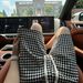 Unisex Summer Houndstooth Print Shorts Lightweight Retro High Street Fashion 5-Inch Inseam Casual Shorts_viptrois.com