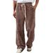 "Men’s Corduroy Wide Leg Pants – Retro Loose Fit Casual Trousers (Black/Blue/Dark Gray/Navy/Khaki, Sizes S-XXXL)"_viptrois.com