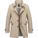 Casual Work Coat Pure Cotton Windbreaker 2025 Spring Autumn New Men's Jacket_viptrois.com