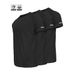 Men's Breathable Quick Dry Casual T-Shirt Short Sleeve Fitness Running Sports Tight Fit Basketball Training Top In White Black_viptrois.com