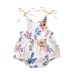 Instagram floral camisole triangle new baby jumpsuit crawling suit for children_viptrois.com