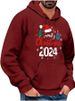 Pure 2024 Christmas One Piece Hoodie Men's Cartoon Holiday Hip Hop Long Sleeve Hooded Sweatshirt_viptrois.com