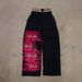 Men's Clothing Retro Double Waist Design Casual Street Pants Hip Hop Gothic Harajuku Loose Pants Y2K Letter Pattern Sweatpants_viptrois.com