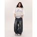 Mesh Letter Print V-neck Short-sleeve T-shirt, Summer Hollow-out Short Jersey, Loose-fitting Top For Men And Women,_viptrois.com