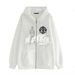 2024 Street Hip Hop Gothic Harajuku Y2K Black Zipper Unisex Rock Sweatshirt Hoodie Jacket_viptrois.com