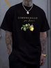 Limoncello T Shirt Italy Lemons Italian Souvenir Trip Sicily Lemon Summer Lover Mom Fashion Slightly Stylish Comfortable Breathable Homme Casual_viptrois.com