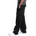 Premium Products Men's Multi Pocket Workwear Casual Pants In Autumn Winter, Oversized Brushed And Plush Leggings For Men_viptrois.com
