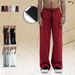 Terry Cotton Sports Casual Sweatpants, Thin Spring/Summer Style, Drawstring Loose-Fit Long Pants For Men_viptrois.com