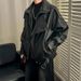 Men's Clothing Retro Niche Design Double Lapel Motorcycle Clothing High End Handsome Men Autumn And Winter_viptrois.com