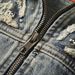 Men's Clothing Autumn And Winter Casual Jackets Retro Tops Zipper Denim Jacket_viptrois.com