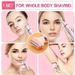 4-in-1 Electric Razor Women Rechargeable Painless Hair Trimmer For Face Nose Legs Underarm Bikini Portable Grooming Kit_viptrois.com