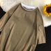 Men's Clothing New Short Sleeved T Shirt For Men In Summer Trendy Simple Half Sleeved Top Loose Casual Trendy Brand T Shirt_viptrois.com