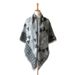 Unisex Geometric large jacquard square scarf scarf women's bib shawl_viptrois.com