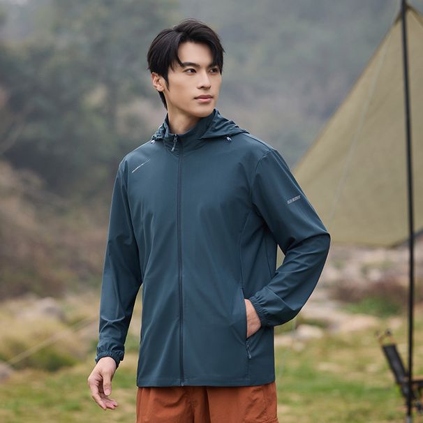 Men's Clothing Sun Protection Clothing Men's Summer Anti Ultraviolet Light Breathable Ice Silk Sun Protection Clothing Outdoor Fishing Men's Jacket_viptrois.com