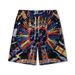 Men's clothing high street floral shirt suit style full print positioning shirt casual cardigan shorts matching men_viptrois.com