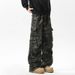 Urban Camouflage Cargo Pants For Men & Women - Military Style Workwear Jeans With Multi-Pockets & Distressed Wash_viptrois.com