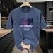 Trendy Short Sleeved T-shirt For Men In Summer , New American Style Loose Oversized T-shirt, Made Of Pure Cotton_viptrois.com