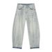 Men's Clothing Niche Design Light Colored Wide Leg Jeans Loose And Slim Straight Leg Scimitar Pants Trend_viptrois.com