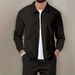 Men's Waffle Knit Zipper Jacket & Pants Set - Breathable Sportswear For Casual & Active Lifestyles (S-XXXL, 6 Colors)_viptrois.com
