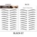 Waterproof Eyebrow Stickers Tattoo Stickers Lazy Eyebrow Drawing Simulation Eyebrow Tattoo 6D Eyebrow Stickers_viptrois.com