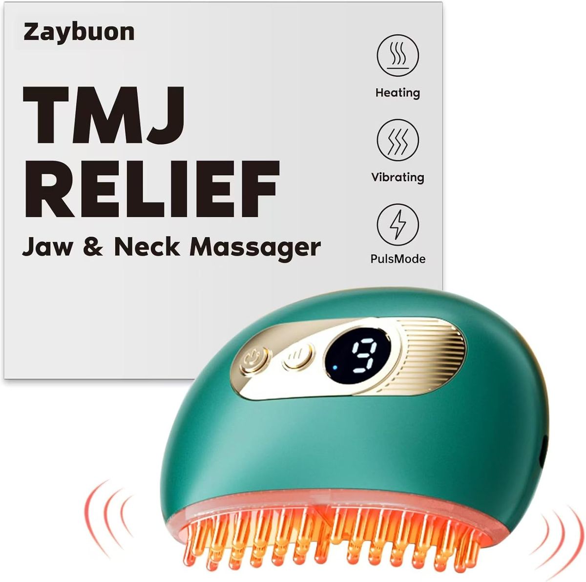 Relaxation Massager: TMJ Products With Vibration Heat, Ergonomic Multi-Needle Design, Effective Relief From Jaw Pain,_viptrois.com