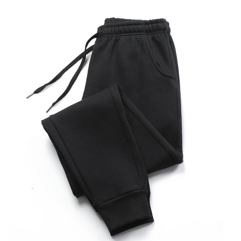 2023 Men Women Long Pants Autumn and Winter Mens Casual Fleece Sweatpants Soft Sports Pants Jogging Pants S-4XL_viptrois.com