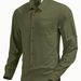 Monochrome Man- Men's Summer Linen Short Sleeve Cardigan Casual Button Beach Vacation Loose Shirt_viptrois.com