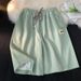 Ice Silk Shorts For Women Summer High Waist Loose Wide Leg Pajama Pants Casual Sports Outer Wear Versatile_viptrois.com